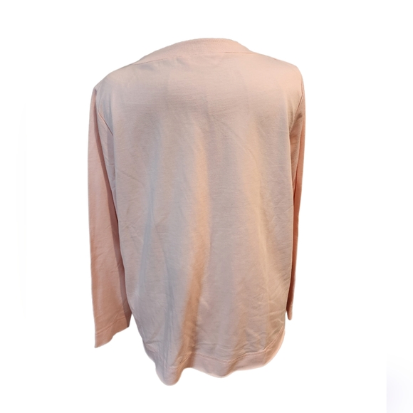 STUDIO UNTOLD size M LOVE sweatshirt. Light pink, unfinished hem - Picture 2 of 7